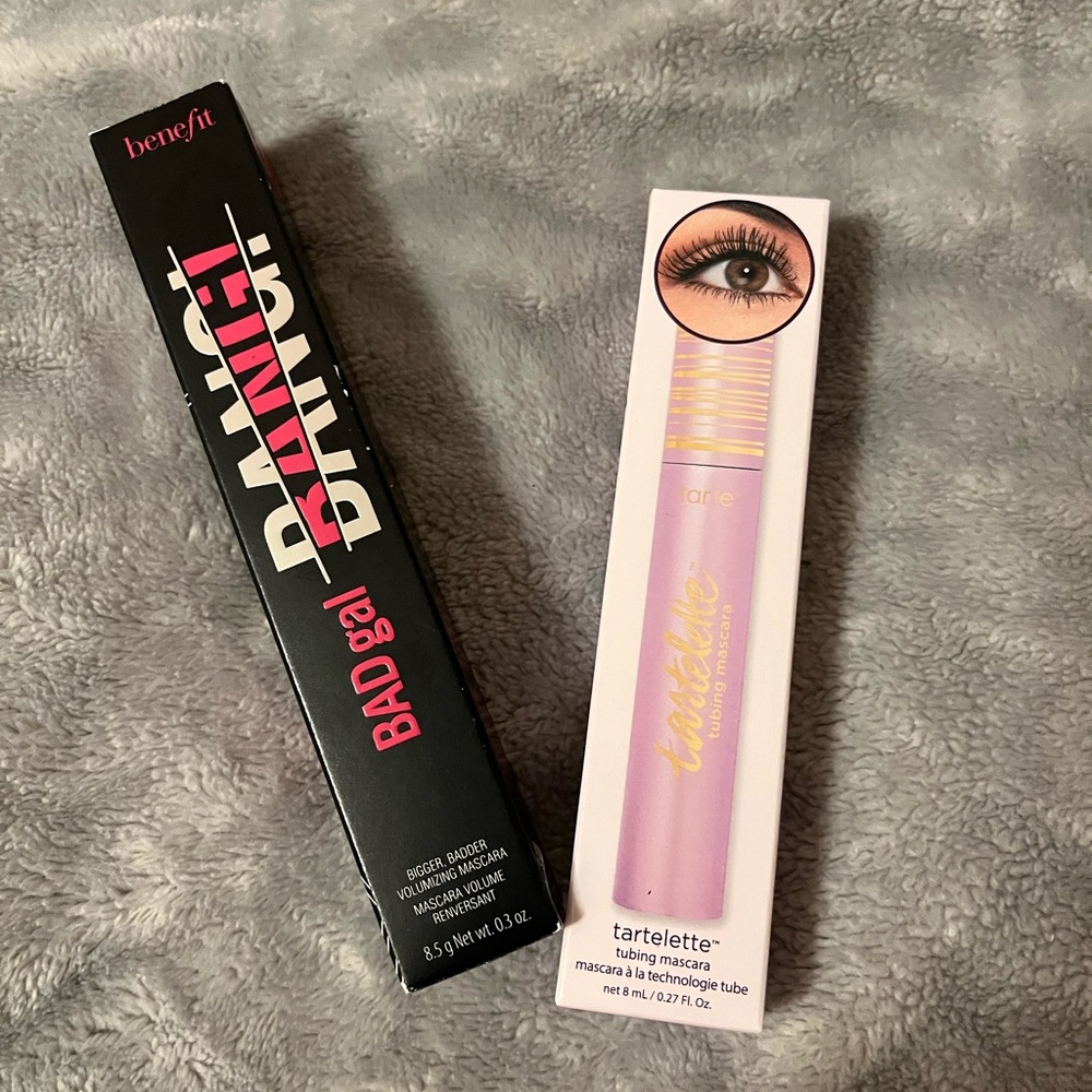 Benefit BADgal BANG! Volumizing Mascara - Black and Tartlette tubing mascara